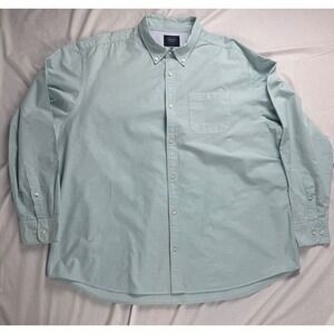 Charles Tyrwhitt Classic Fit Oxford Button Down Shirt Men's 3XL Mint Green